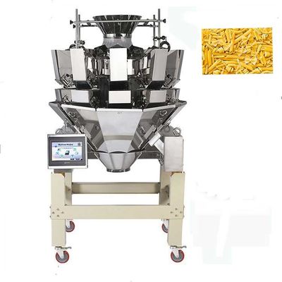 7 Inch HMI Chips Multihead Weigher Packing Machine Multi Language