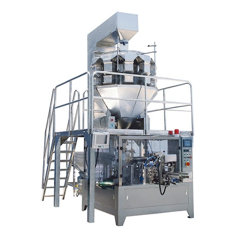 Stainless Steel Frozen Food Multihead Weigher Packing Machine